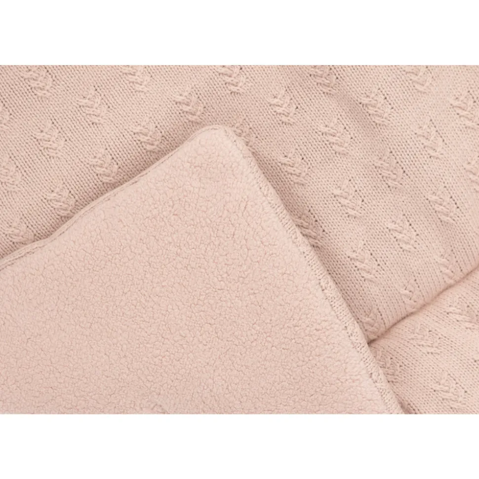 Tapis de parc 75x95cm grain knit wild rose