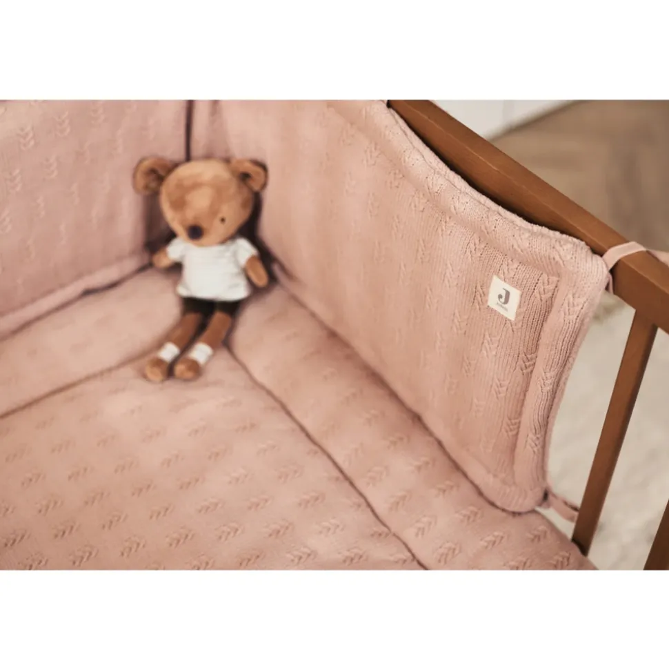 Tapis de parc 75x95cm grain knit wild rose