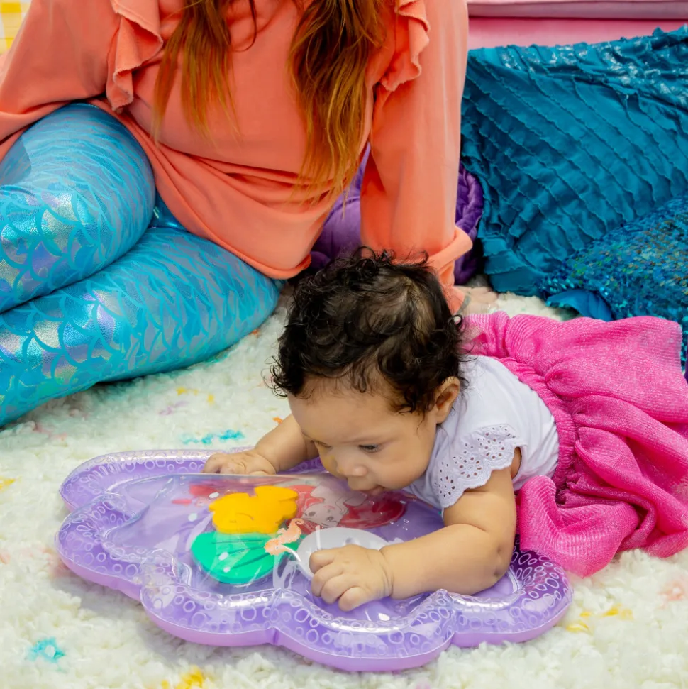 Tapis d'éveil et matelas à eau découverte disney la petite sirène