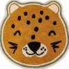Tapis enfant rond ø90 cm léopard