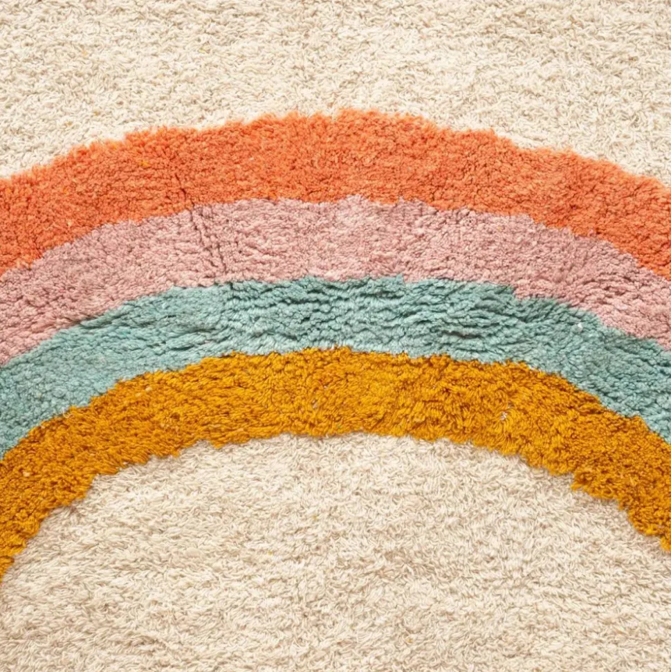 Tapis enfant 100x150 cm arc-en-ciel