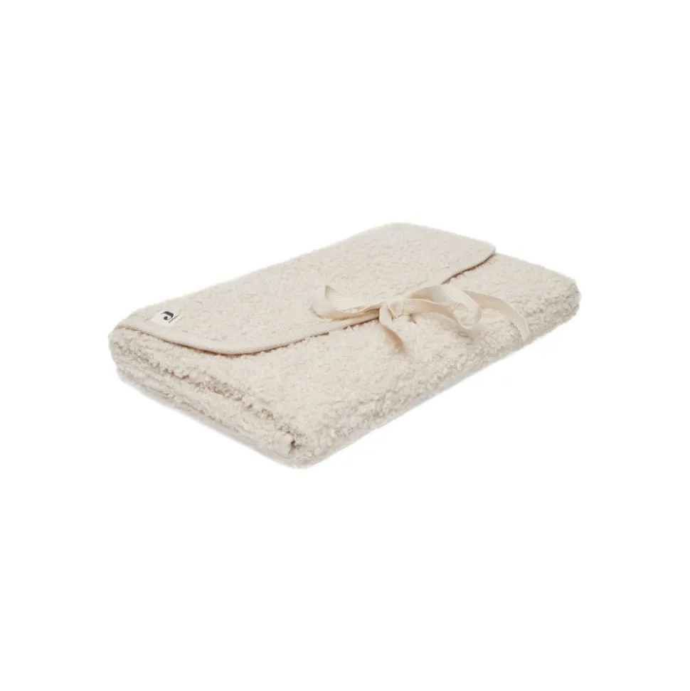 Tapis à langer nomade bouclette naturel