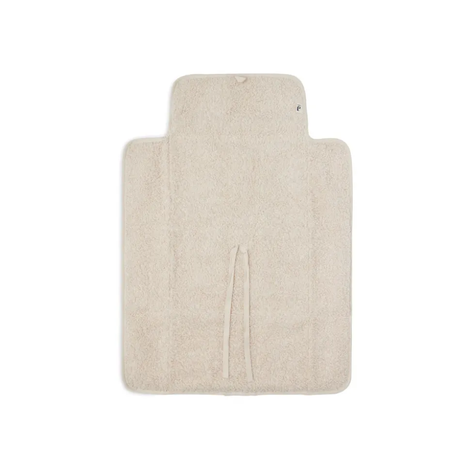 Tapis à langer nomade bouclette naturel