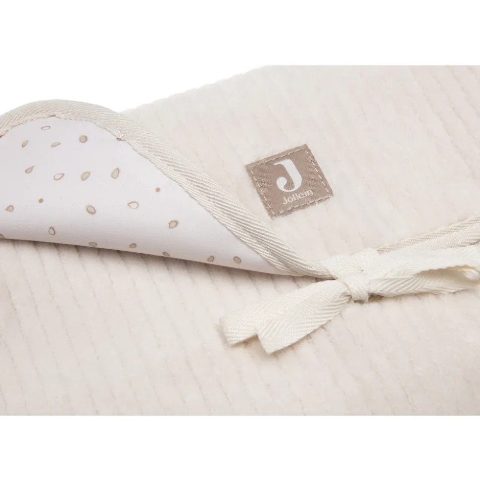 Tapis à langer nomade cloudy rib oatmeal