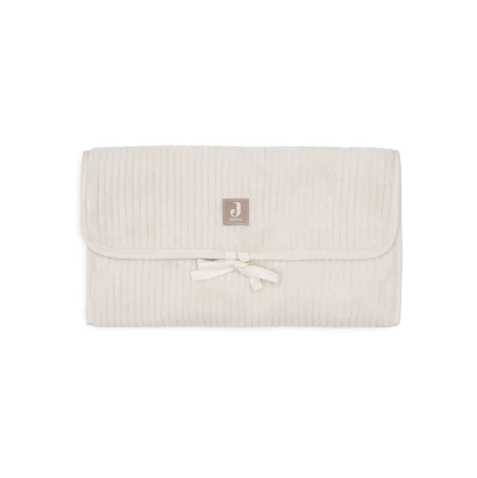 Tapis à langer nomade cloudy rib oatmeal
