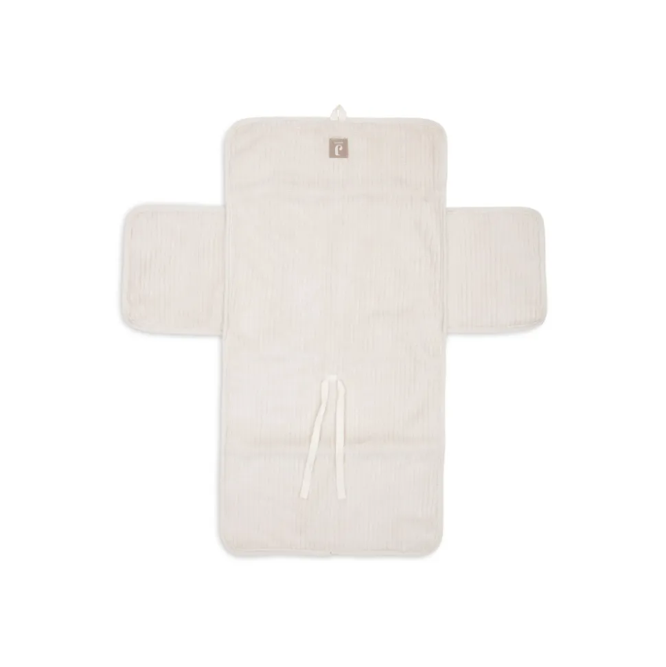 Tapis à langer nomade cloudy rib oatmeal