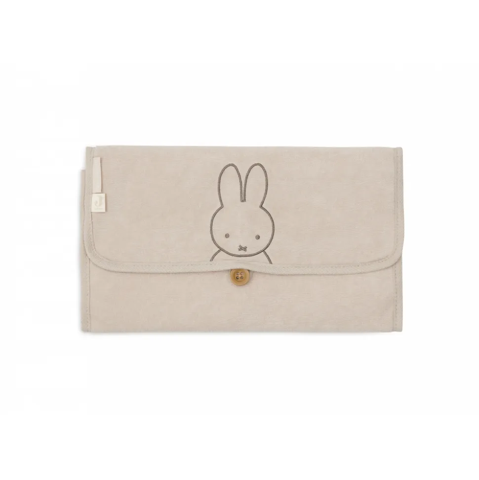 Tapis à langer nomade éponge miffy nougat