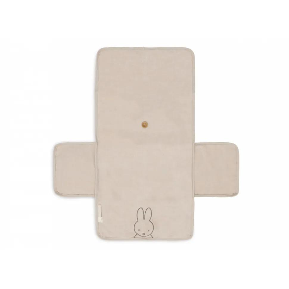 Tapis à langer nomade éponge miffy nougat