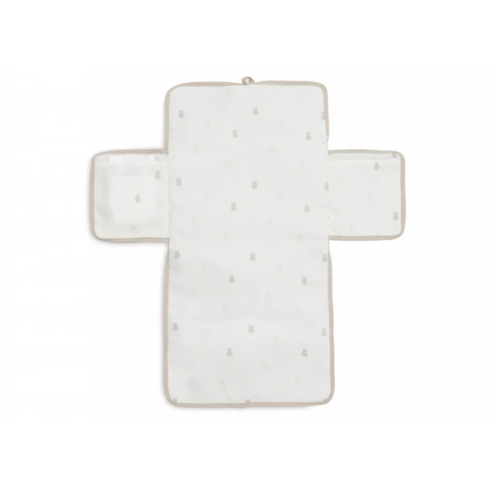 Tapis à langer nomade éponge miffy nougat