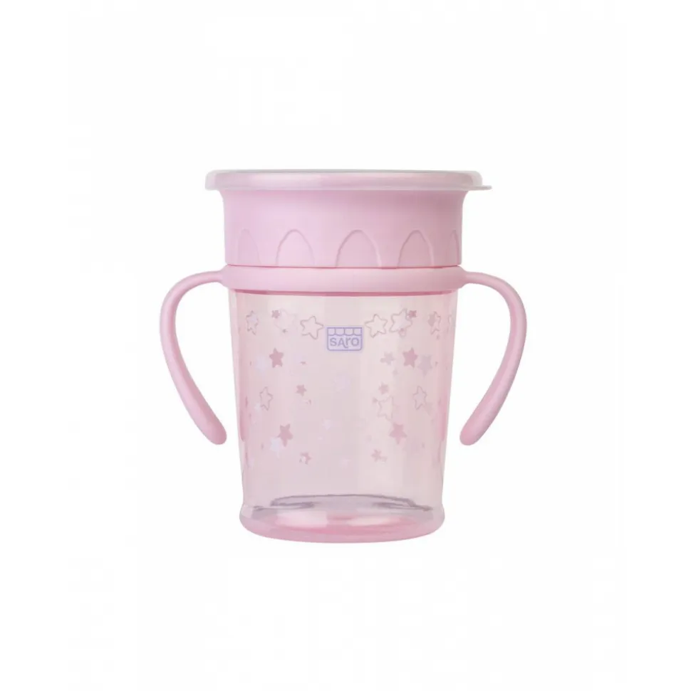 Tasse anti-fuite rose