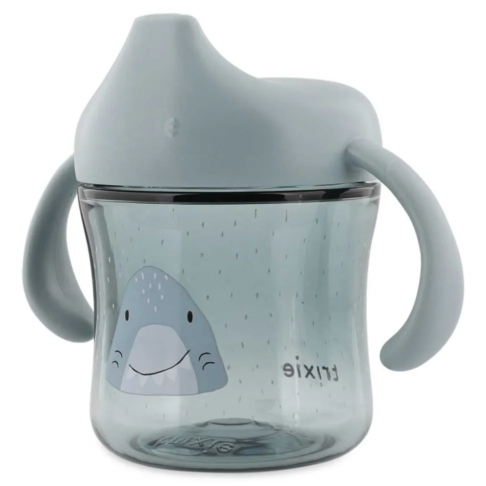 Tasse d'apprentissage avec poignées en silicone - mr. shark