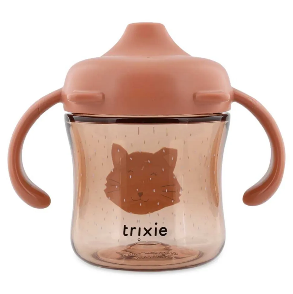 Tasse d'apprentissage avec poignées en silicone - mrs. cat