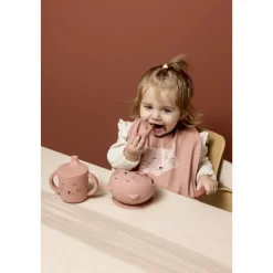 Tasse d'apprentissage avec poignées en silicone - mrs. cat