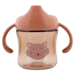 Tasse d'apprentissage avec poignées en silicone - mrs. cat
