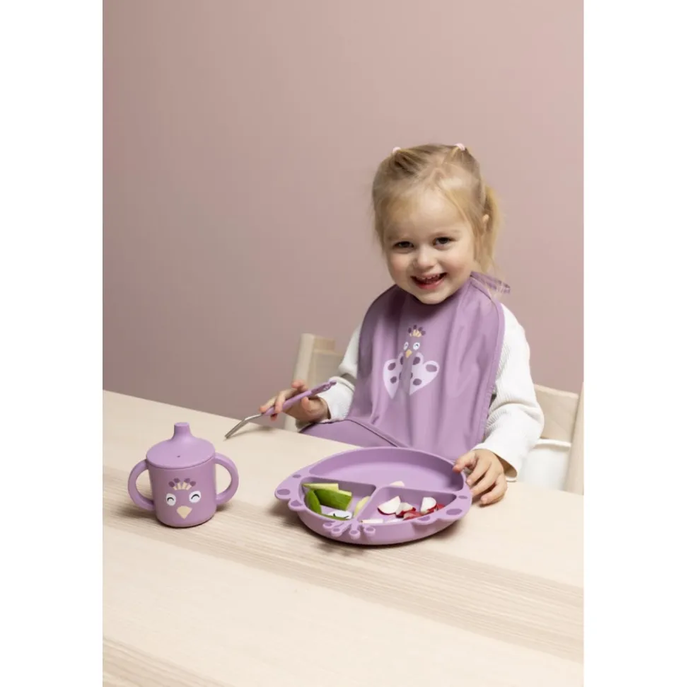 Tasse d'apprentissage en silicone - mrs. peacock