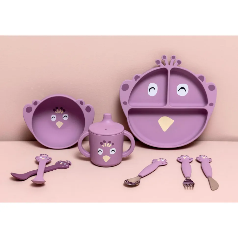 Tasse d'apprentissage en silicone - mrs. peacock