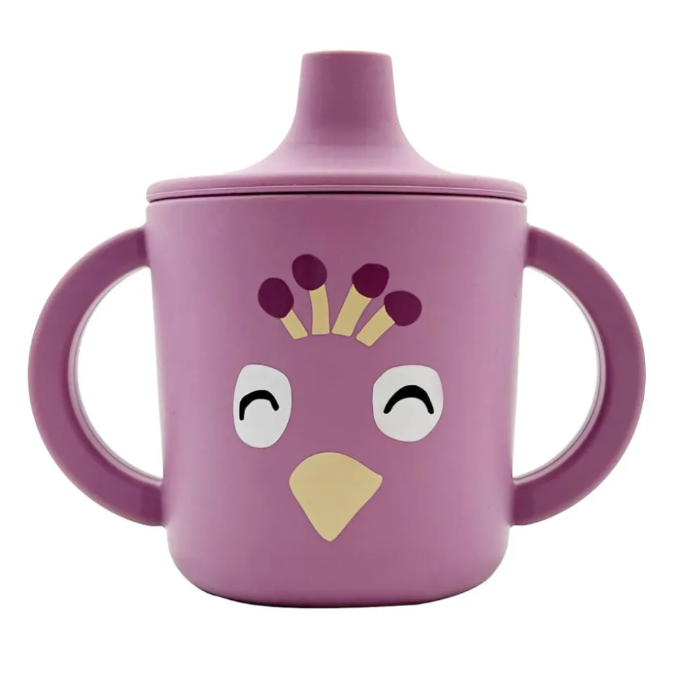 Tasse d'apprentissage en silicone - mrs. peacock