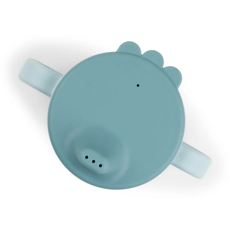 Tasse d'apprentissage happy dots bleu