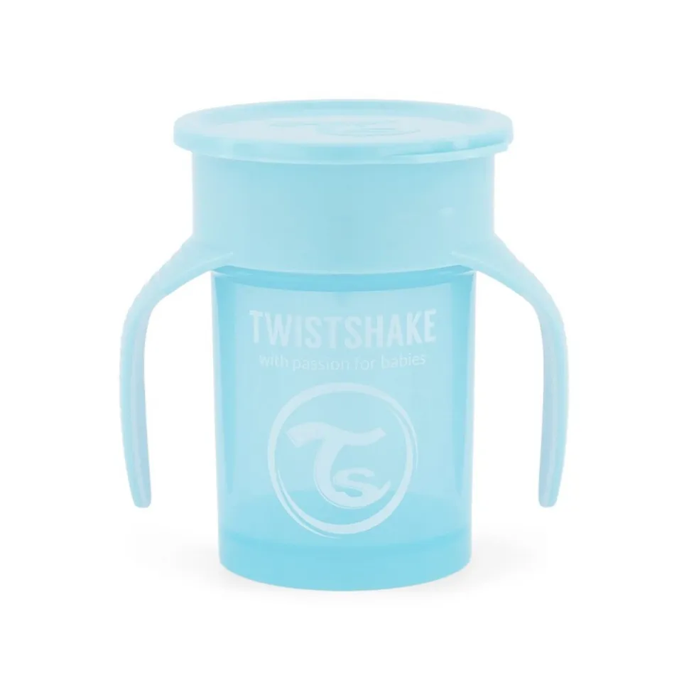 Tasse 360 degrés 230ml bleu pastel - 6m+