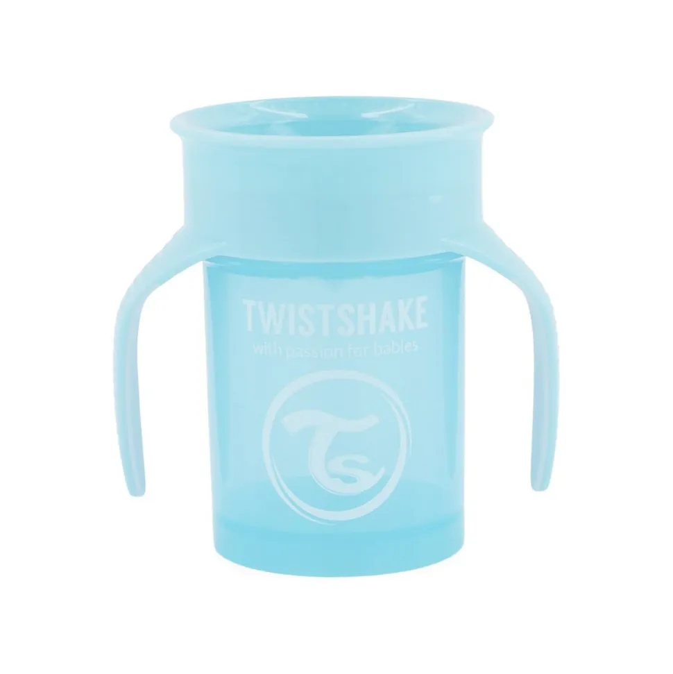 Tasse 360 degrés 230ml bleu pastel - 6m+