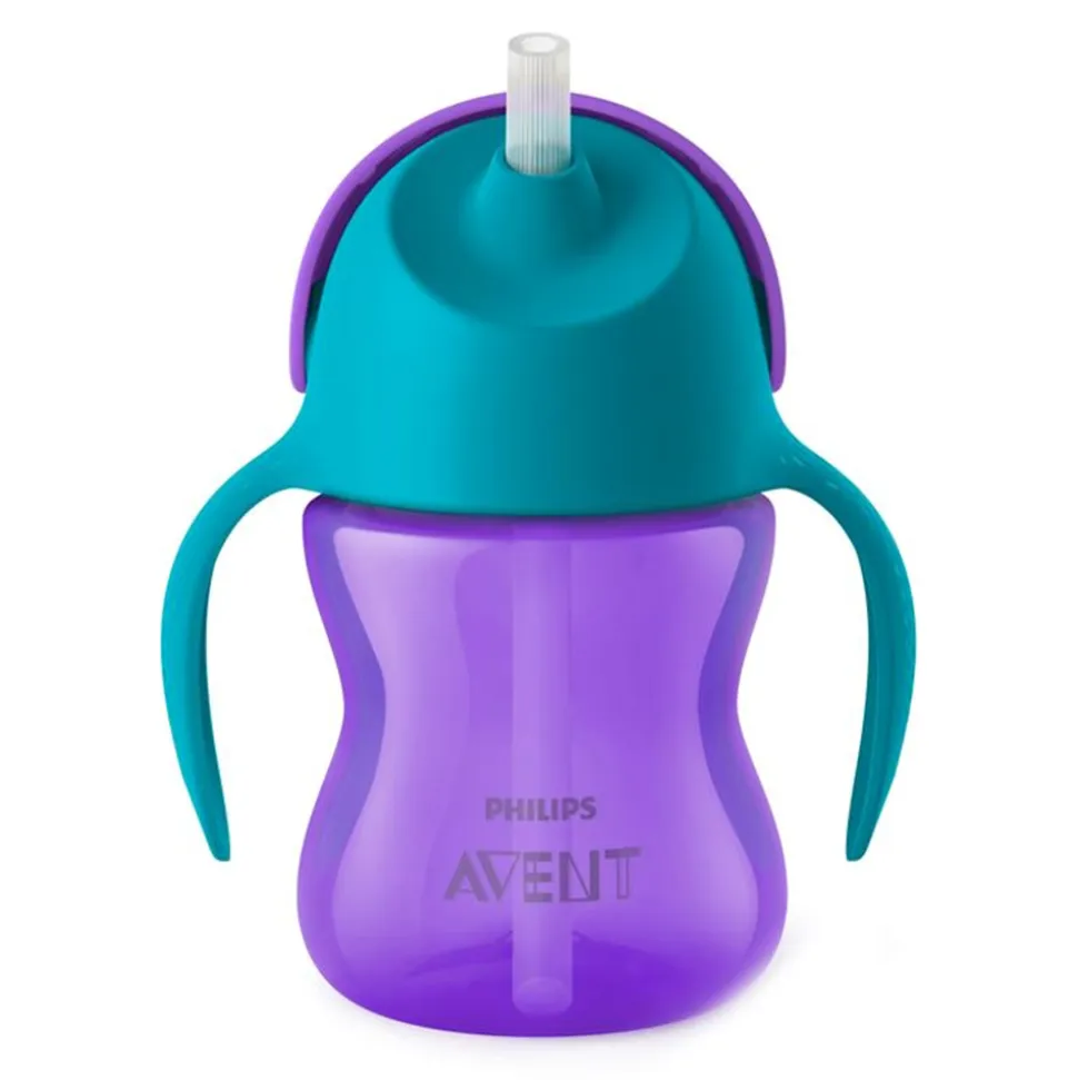 Tasse à paille violet 200 ml