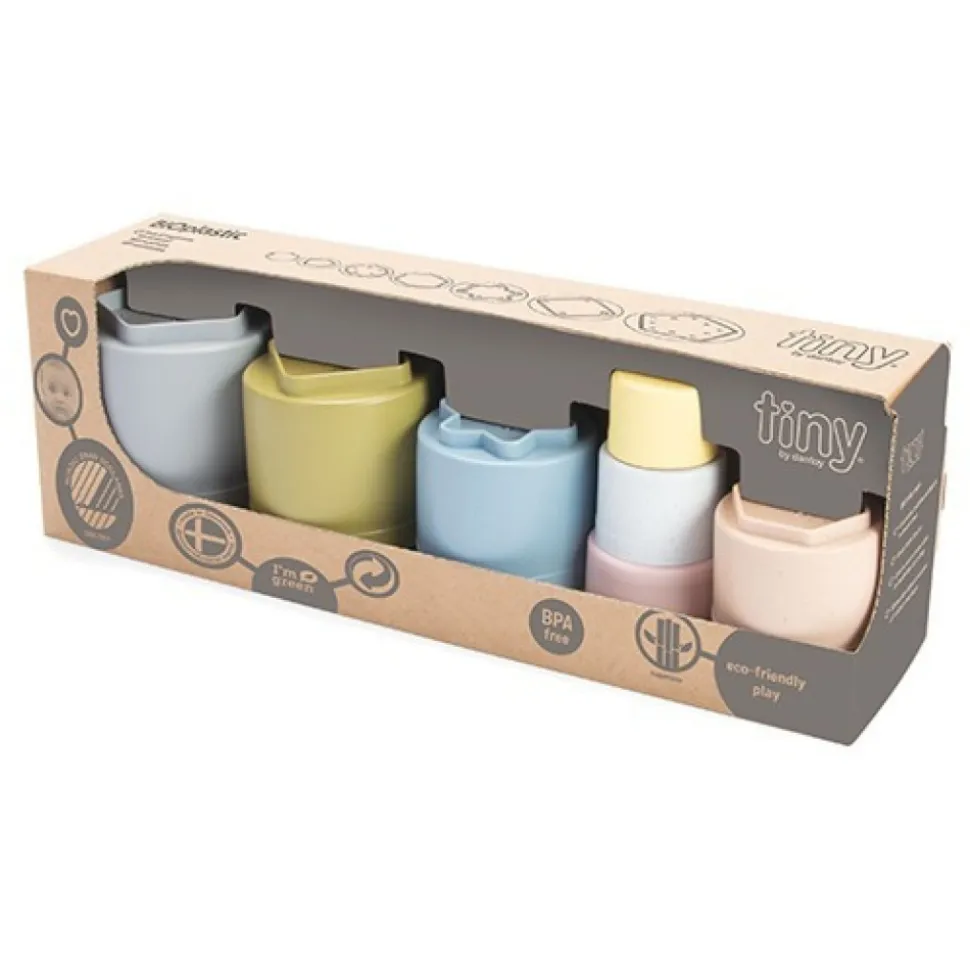 Tasses à empiler en bioplastique