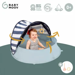 Tente de jeux anti-uv 3-en-1 aquani marinière