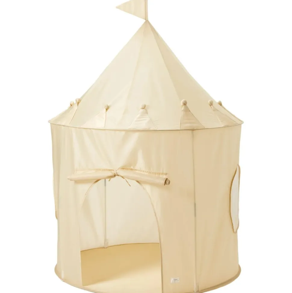Tente en tissu enfant crème
