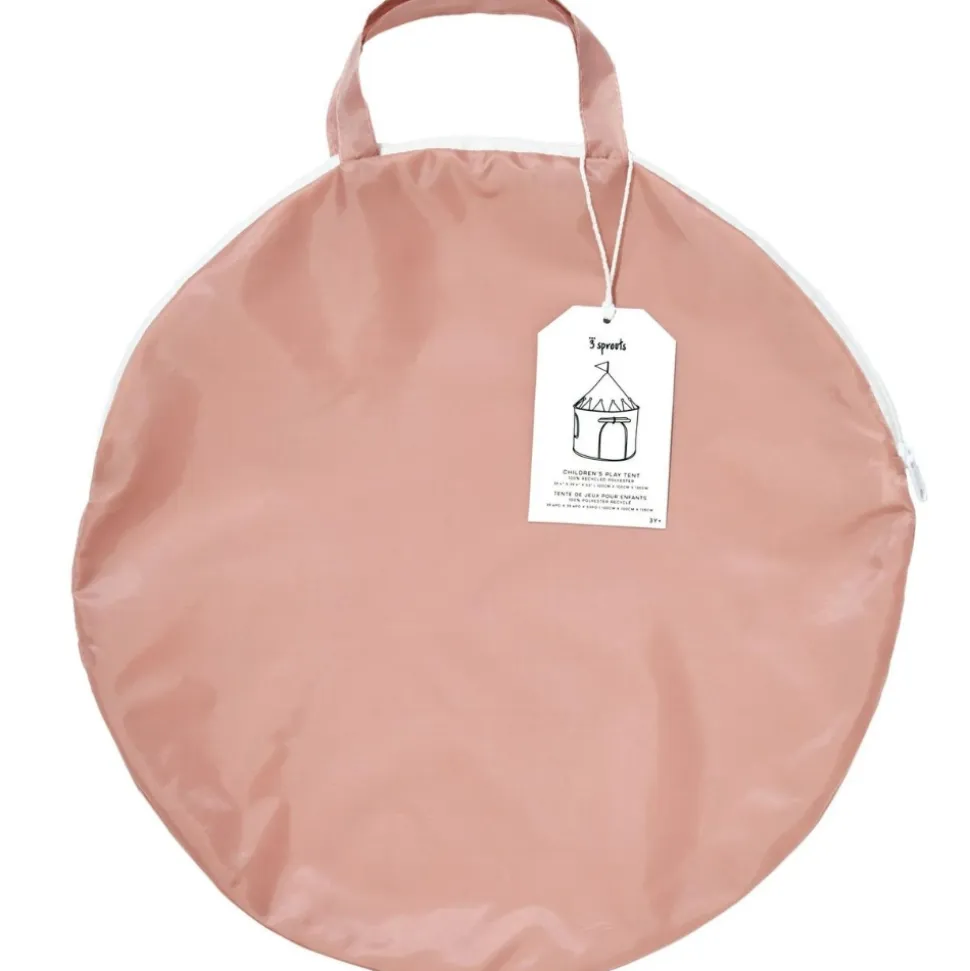 Tente en tissu enfant rose