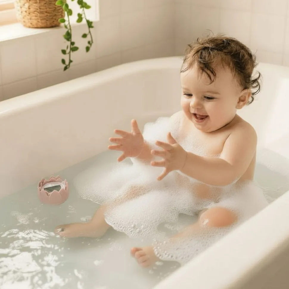 Thermomètre de bain numérique litchi