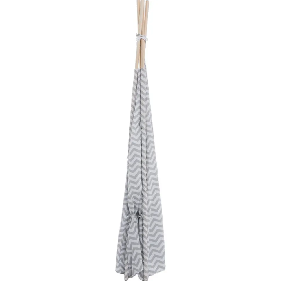 Tipi chevron gris