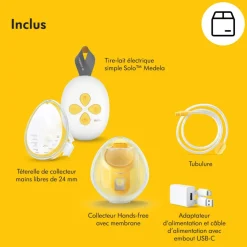 Tire-lait électrique solo mains-libres