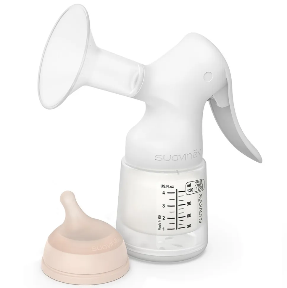 Tire-lait manuel avec biberon anti-colique zerø.zerø 120 ml