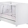 Tiroir pour lit bébé 60x120cm loft blanc