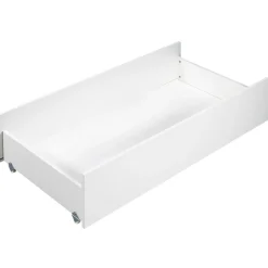 Tiroir pour lit chambre transformable avec roulettes up chêne silex