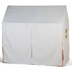 Toile pour lit cabane 70 x 140 cm blanche