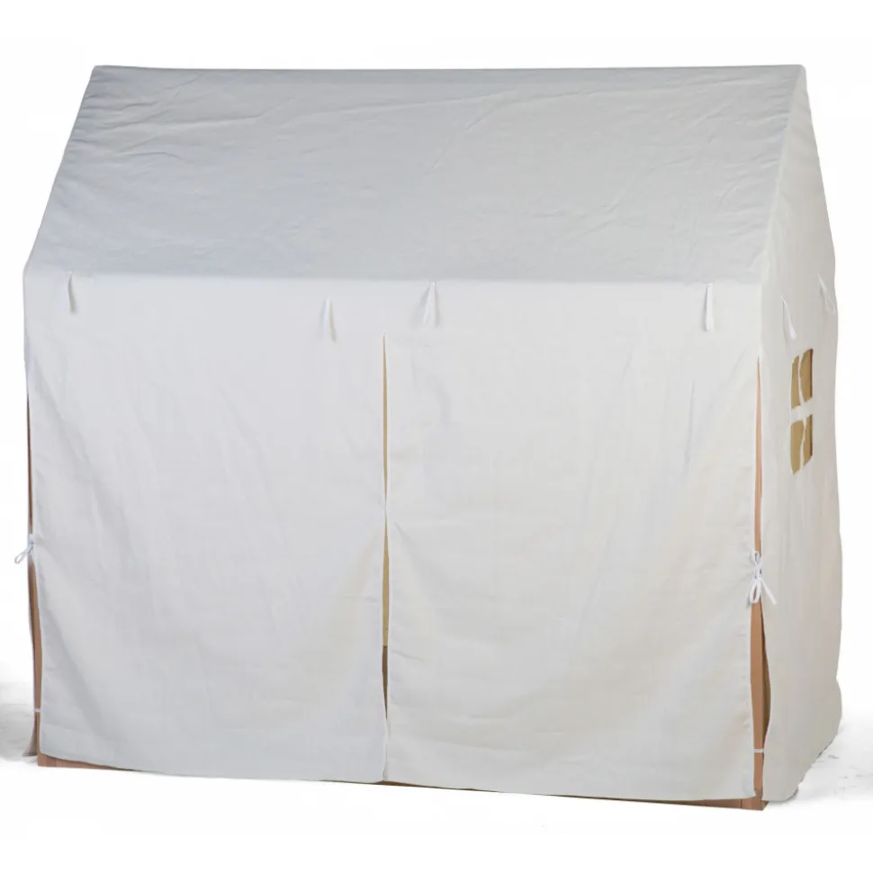 Toile pour lit cabane 70 x 140 cm blanche