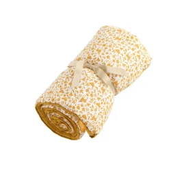 Tour de lit bébé jaune topaze promenons nous