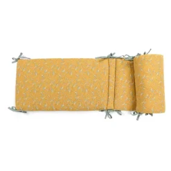 Tour de lit trois petits lapins - ocre