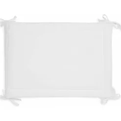 Tour de lit 180 x 30 cm blanc