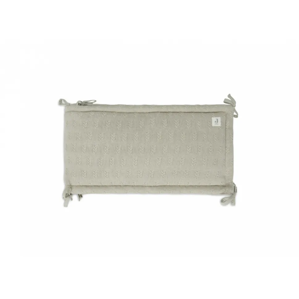Tour de lit 180 x 30 cm grain knit olive green