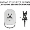 Transat balancelle pour chaise haute alpha+ premium light grey
