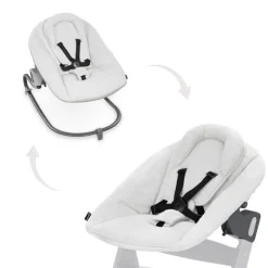 Transat balancelle pour chaise haute alpha+ premium light grey