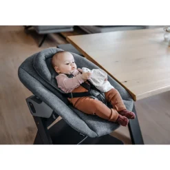 Transat balancelle pour chaise haute alpha+ premium light grey
