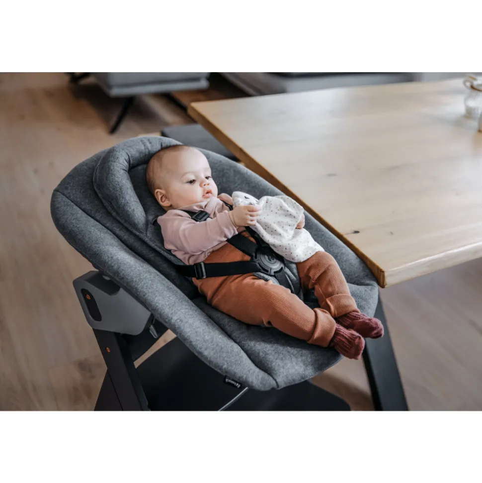 Transat balancelle pour chaise haute alpha+ premium light grey