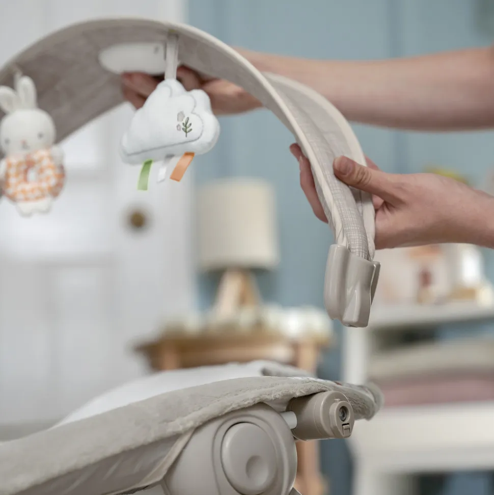 Transat bébé avec arche lumineuse petit lapin