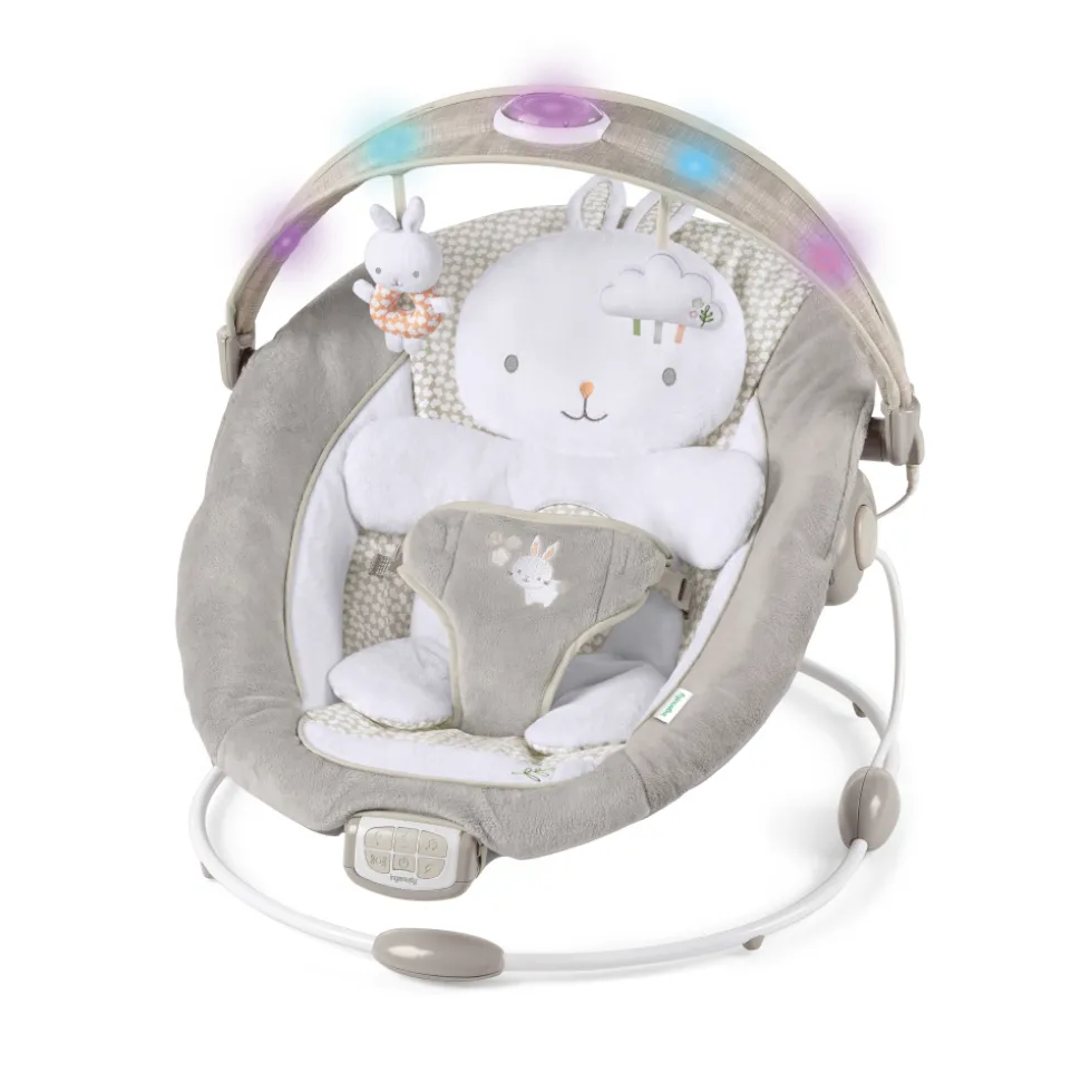 Transat bébé avec arche lumineuse petit lapin