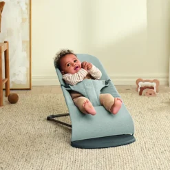 Transat bébé bliss coton gris clair