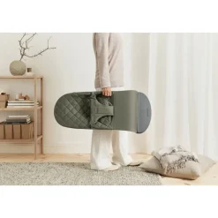 Transat bébé bliss coton matelassé classique vert foncé