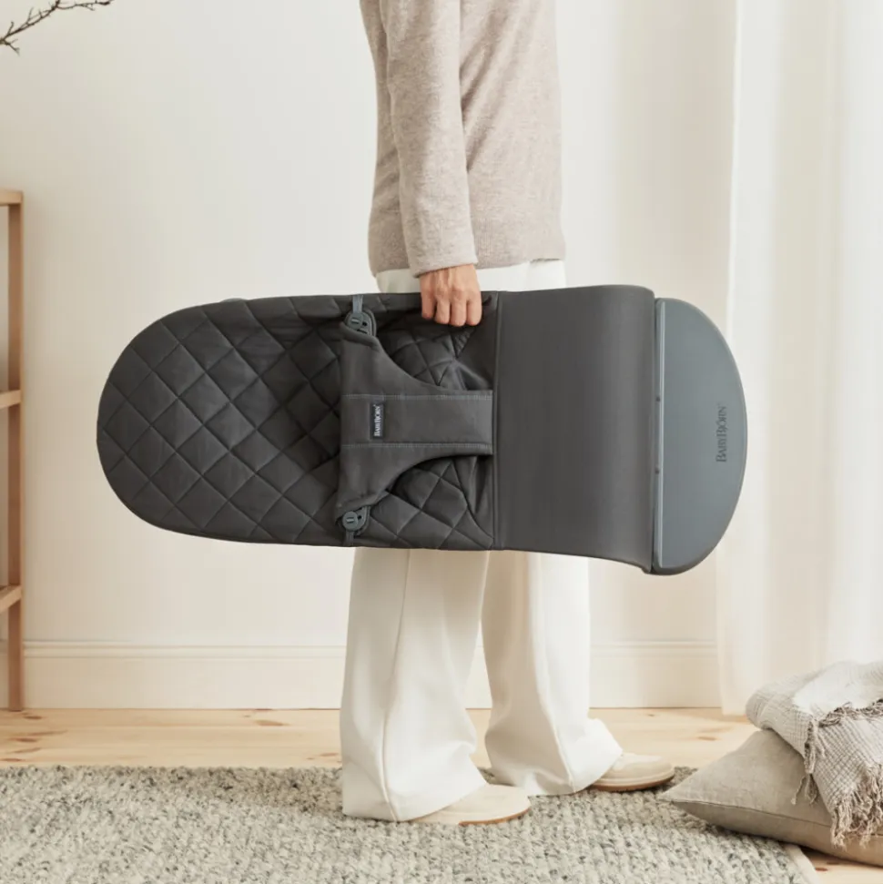 Transat bébé bliss coton matelassé classique anthracite